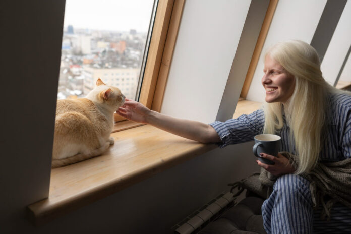 kate-nebesoka-ant-palanges Katė nebešoka ant palangės. Katė guli ant palangės.