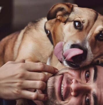 Ar kada nors susimąstėte, kodėl šuo laižo žmogų? Kodėl šuo laižo žmogų.