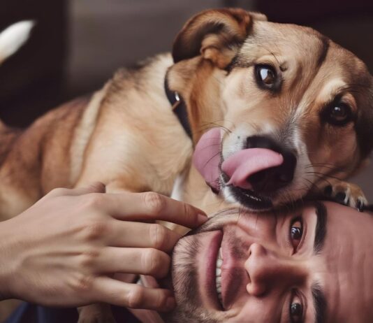 Ar kada nors susimąstėte, kodėl šuo laižo žmogų? Kodėl šuo laižo žmogų.