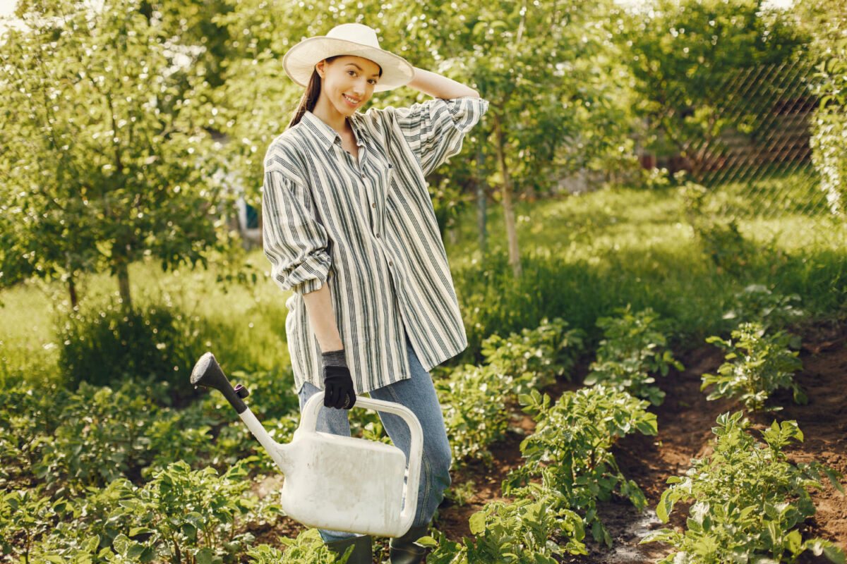 Ekologiškas sodininkas. Perlaistymas švaisto resursus.