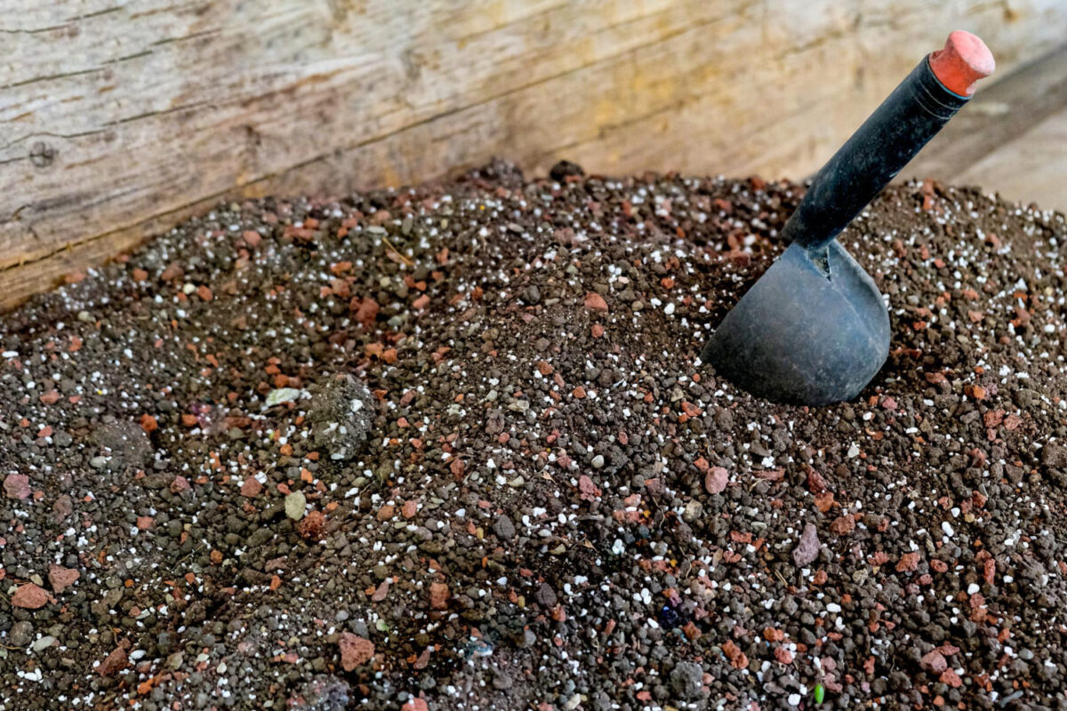 Vermikulitas sodininkysteje. Ši medžiaga yra daug kur nuvertinama.